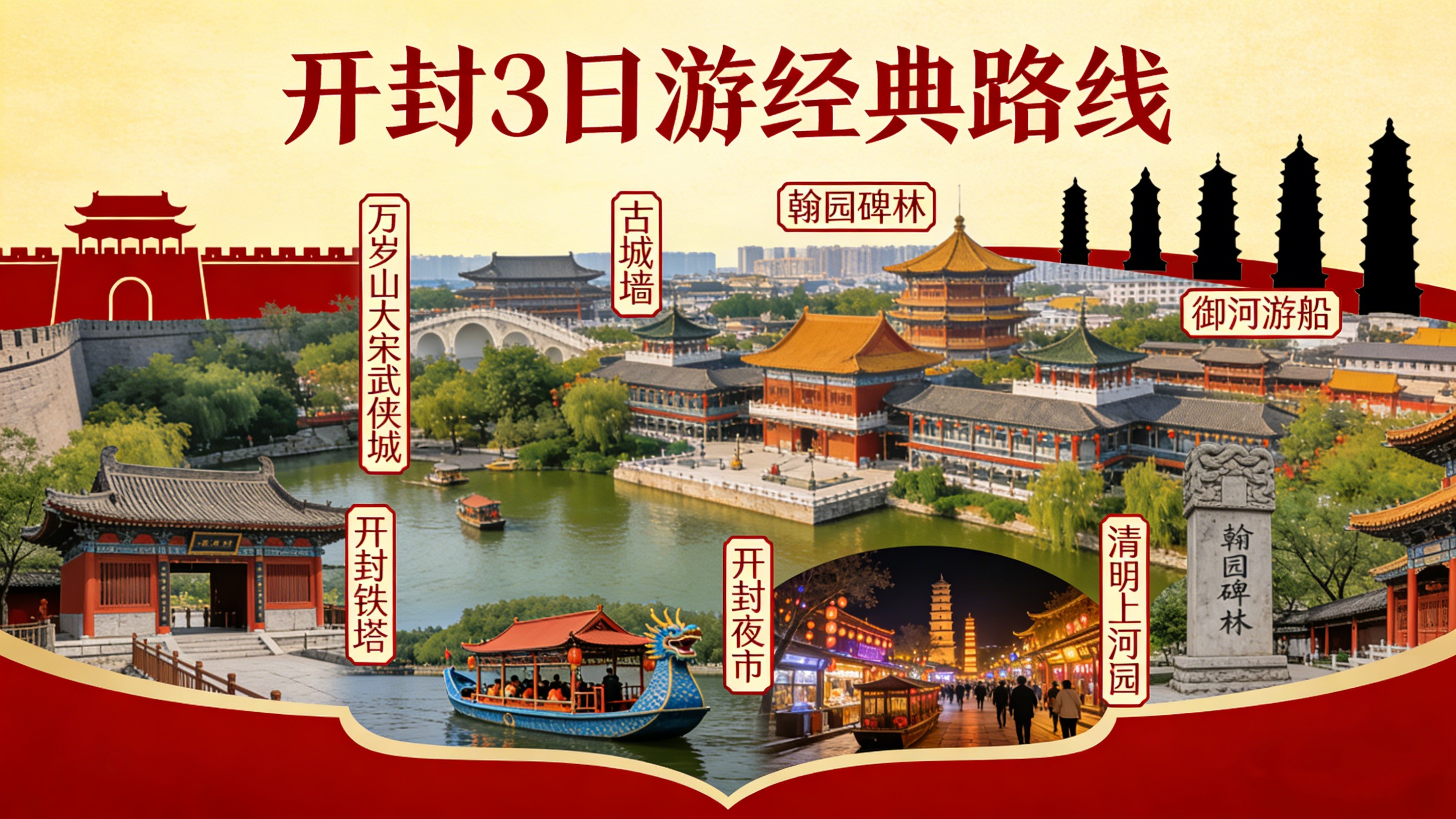 生成开封三日游图片